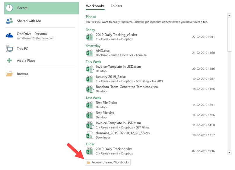 Khôi phục sheet bị xóa trong Excel - Hình 4