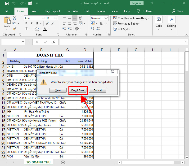 Khôi phục sheet bị xóa trong Excel - Hình 5