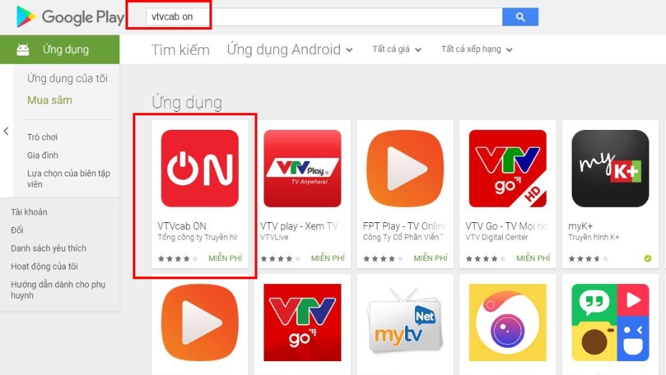 VTVcab ON chính là một trong các ứng dụng trực tuyến có những nội dung cực kỳ phong phú
