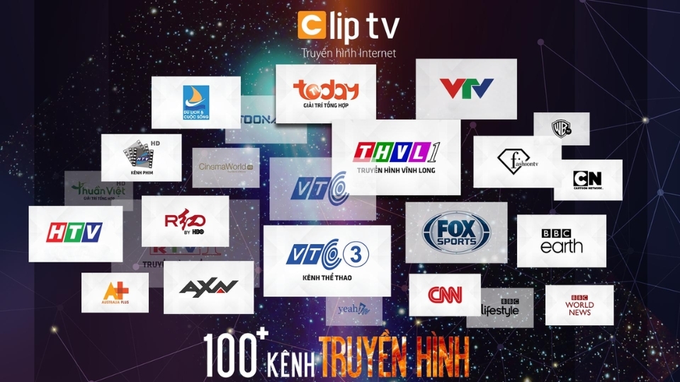 Clip TV là một ứng dụng có một kho giải trí siêu khổng lồ lên tới hơn 160 kênh truyền hình ở cả trong nước và quốc tế