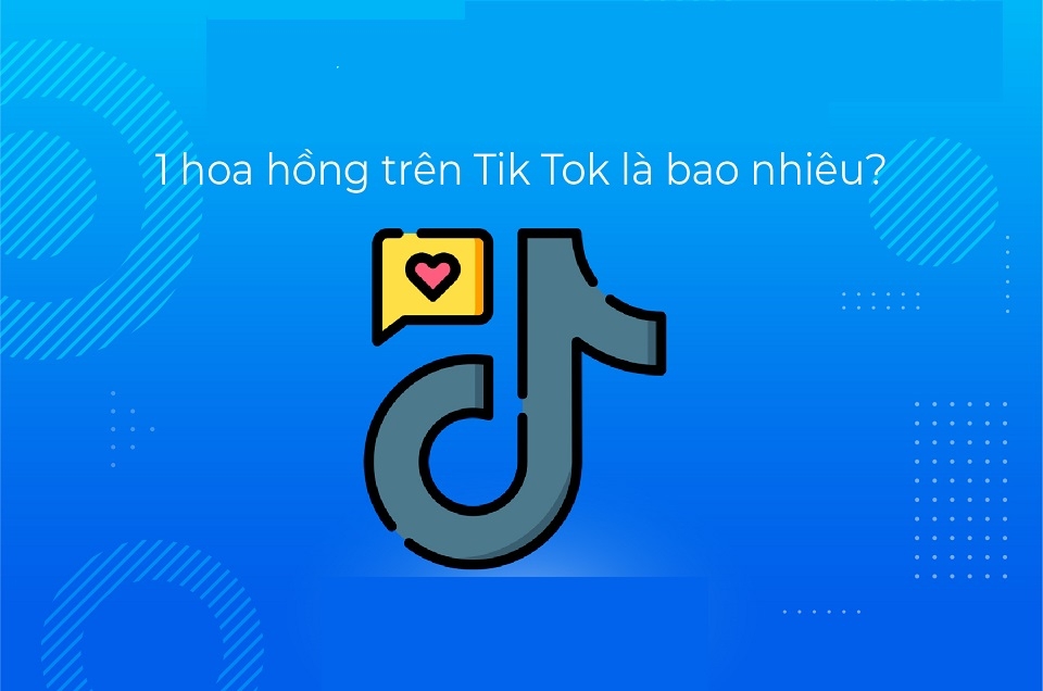 1 hoa hồng trên TikTok tương đương với 1 xu