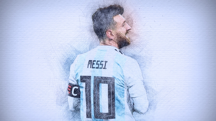 hình nền messi 18