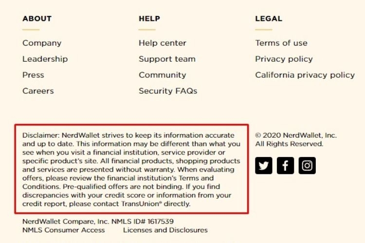 Disclaimer là gì với một Website?