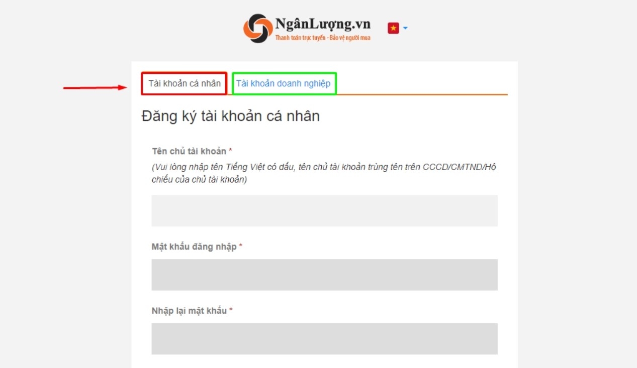 Ví Ngân lượng là gì? Chi tiết cách đăng ký tài khoản và nạp tiền trên ví Ngân lượng 5