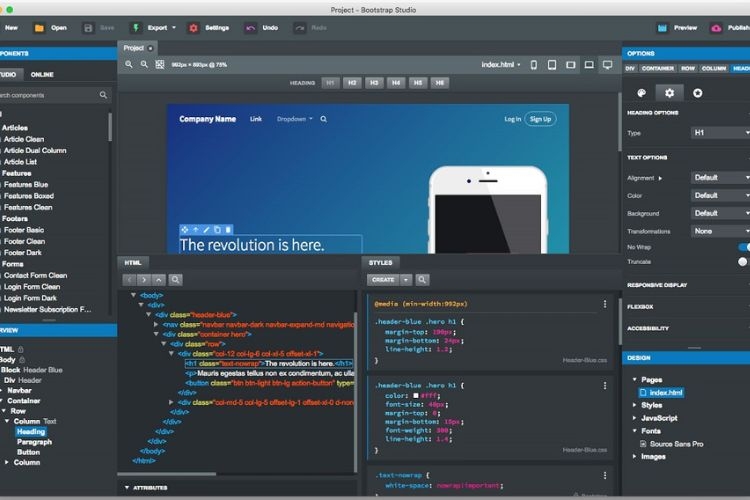 Các tính năng quan trọng của Bootstrap