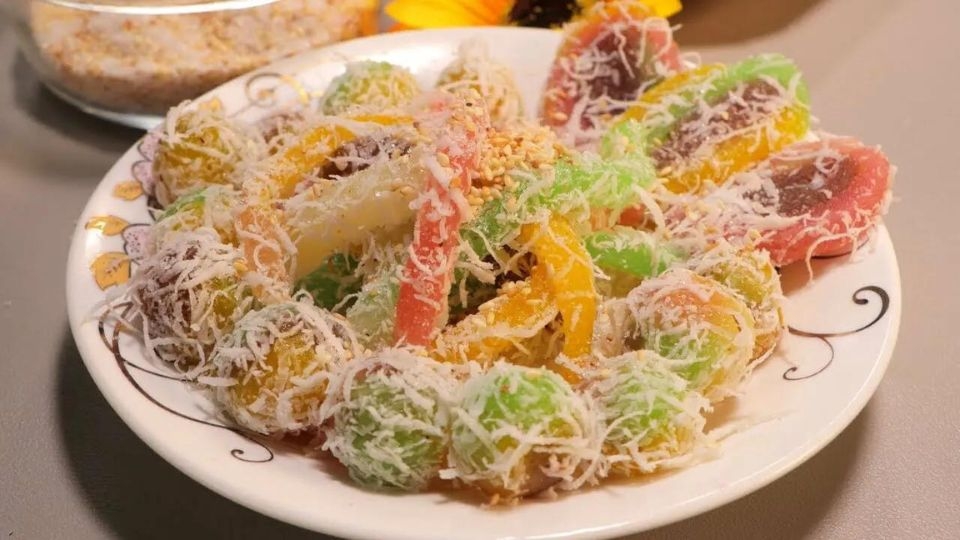 Hấp bánh bánh tằm khoai mì&nbsp;(cách 2)
