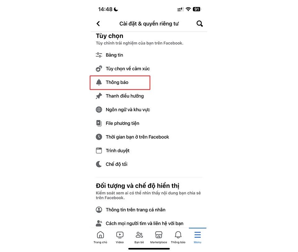 Cách chặn tag trên Facebook 18