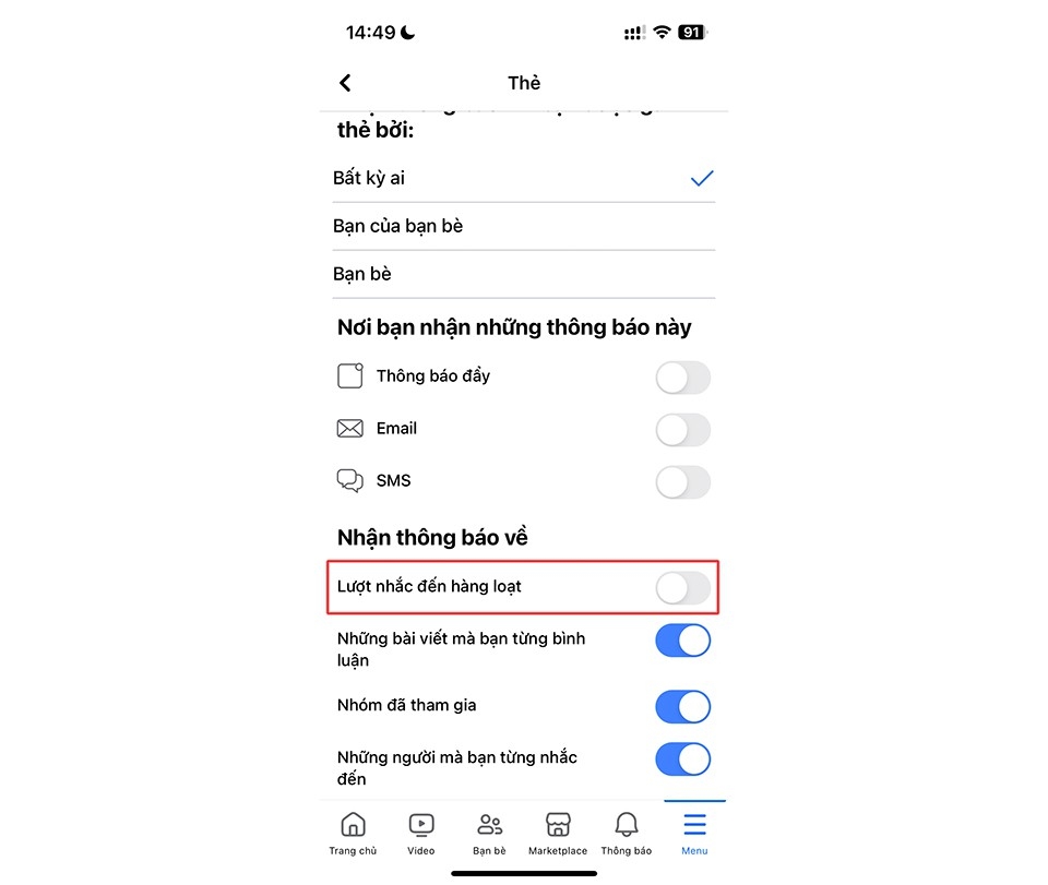 Cách chặn tag trên Facebook 20