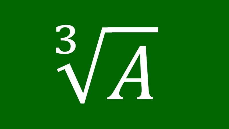 Ký hiệu căn bậc 3
