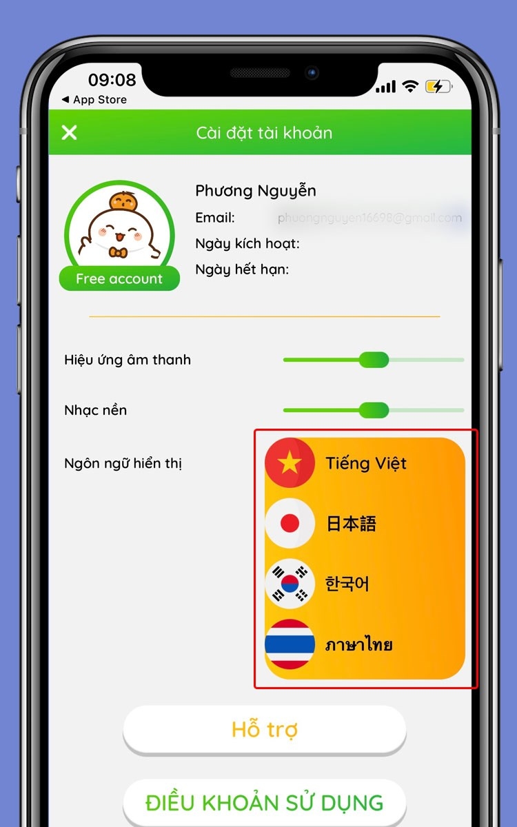 MochiMochi - Ứng dụng học tiếng Anh hiệu quả với giao diện đẹp mắt và hấp dẫn 9