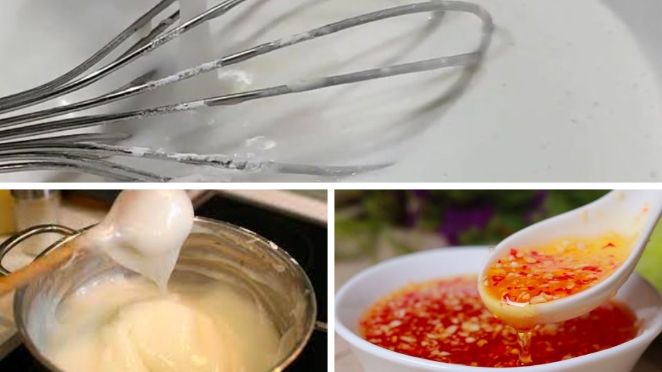 làm bánh đúc và nước mắm