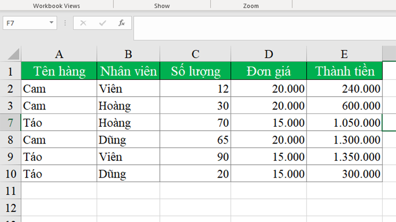 Cách xử lý  Excel  bị ẩn cột  A không unhide được 05