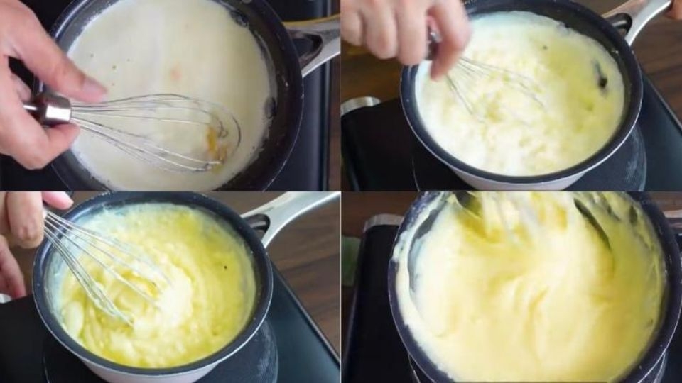 Đun và làm lạnh hỗn hợp bánh