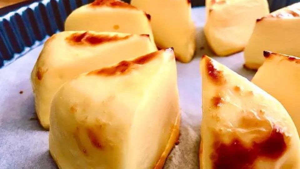 Thành phẩm bánh sữa tươi nướng