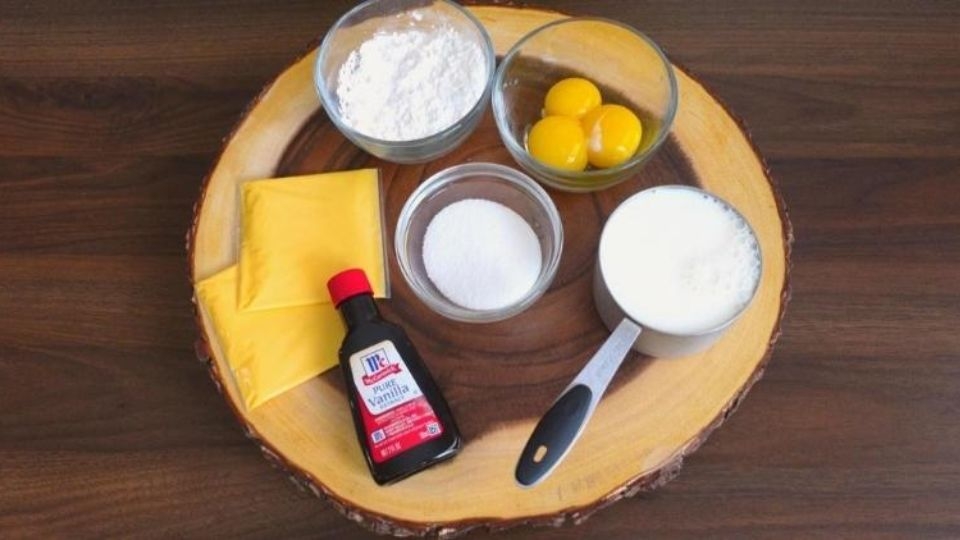 Nguyên liệu làm bánh sữa chua nướng cho 4 người