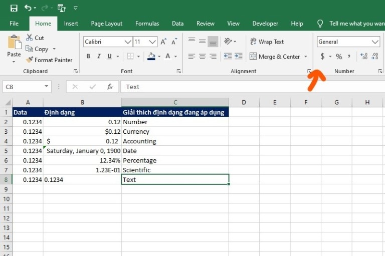 Định dạng số trong Excel - Hình 1