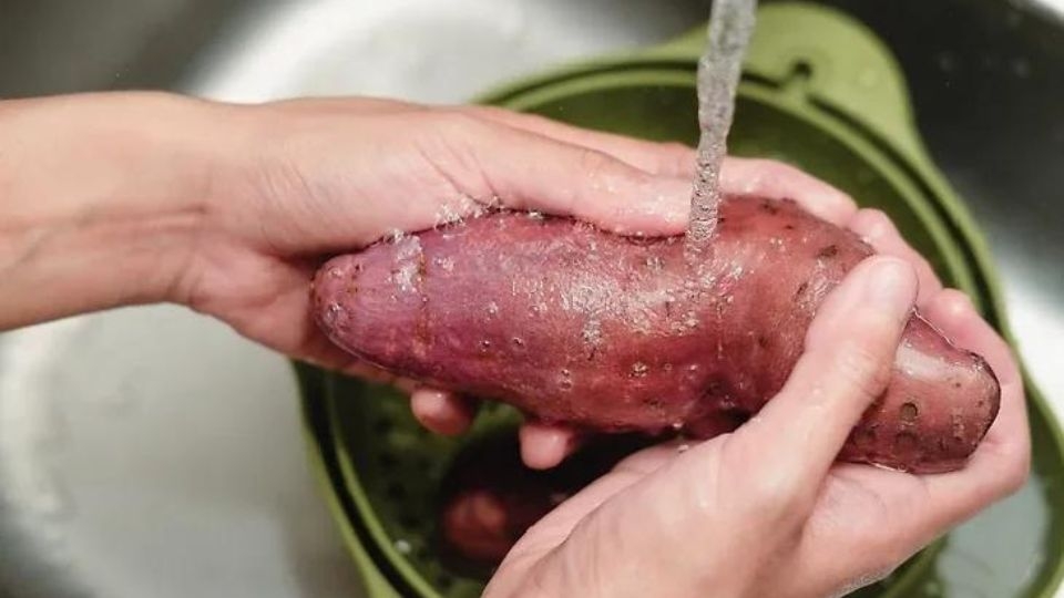 Sơ chế khoai lang