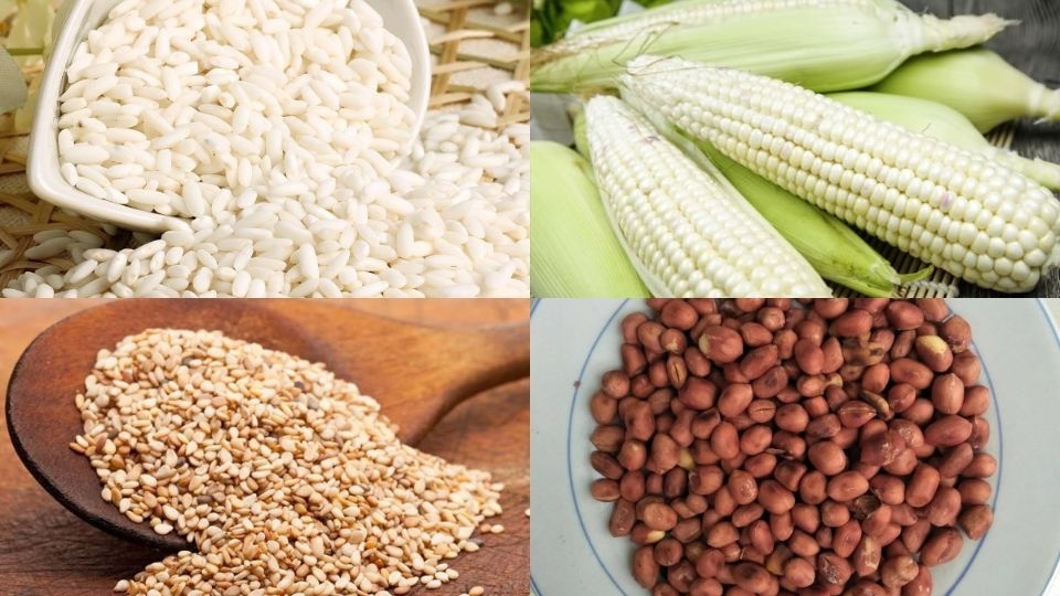 Nguyên liệu làm xôi bắp nhão cho 4 người