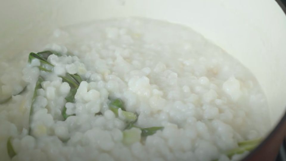 Nấu bắp và nếp