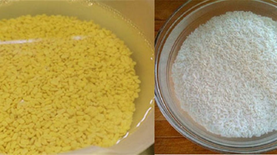 Ngâm đậu xanh và nếp
