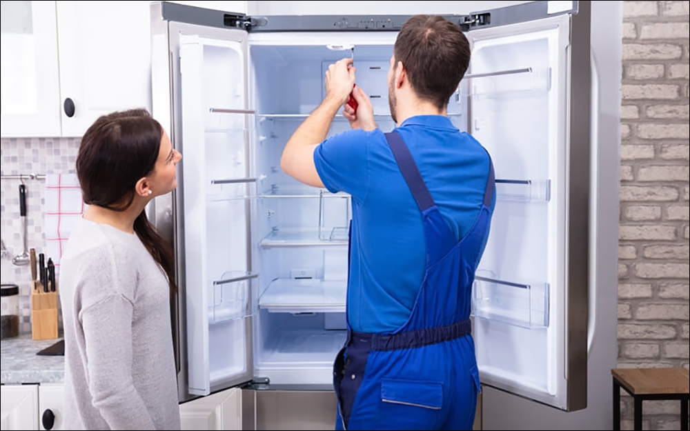 tủ lạnh sharp bị đóng tuyết do bị đứt cầu chì nhiệt