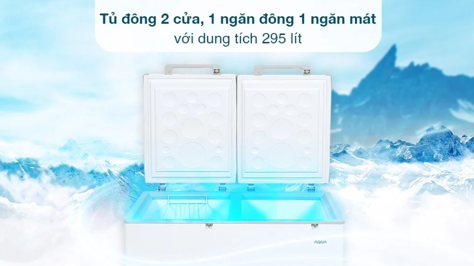 Mẫu tủ đông này có thể tiết kiệm điện năng vô cùng hiệu quả và có thể giảm thiểu được tiếng ồn bị phát ra khi tủ vận hành nhờ được hãng tích hợp công nghệ tân tiến Inverter