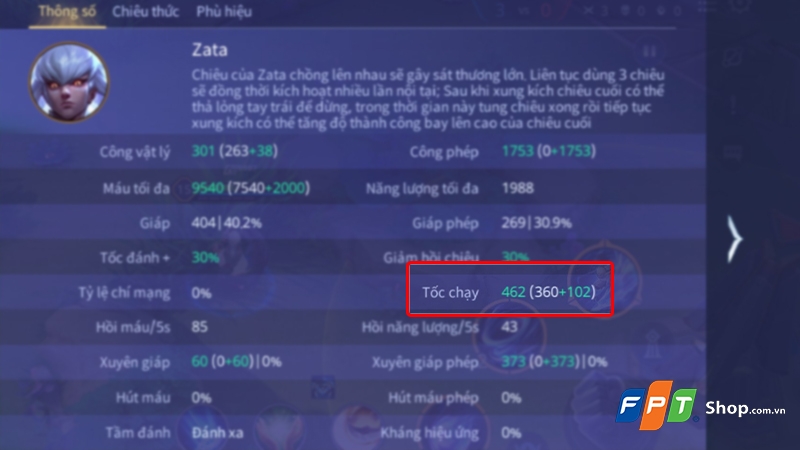 Chỉ số tướng liên quân - hình 10