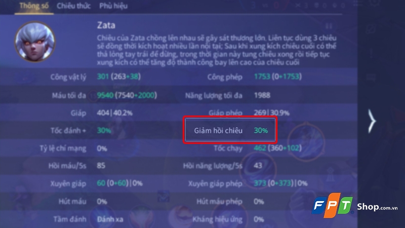 Chỉ số tướng liên quân - hình 8