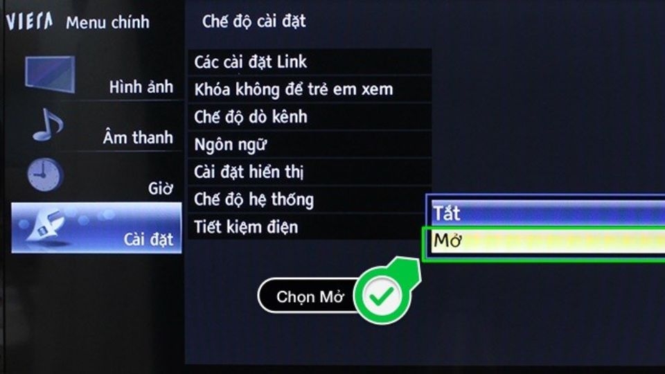 bảng mã lỗi tivi panasonic9