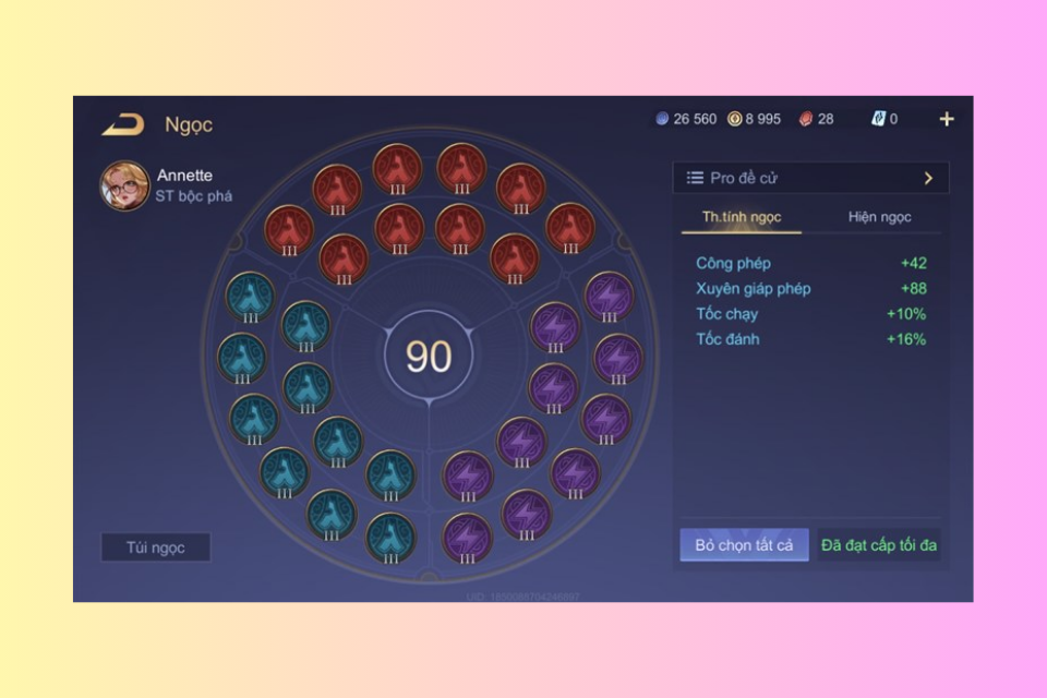 Bảng ngọc Annette