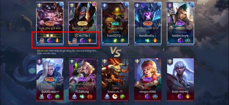 Setlove Liên Quân hình 2