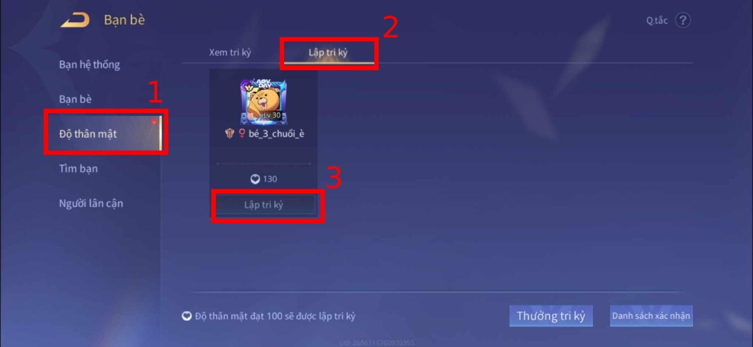 Setlove Liên Quân hình 5