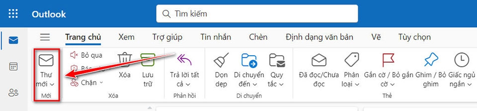 Cách đính kèm email trong Outlook - Ảnh 01