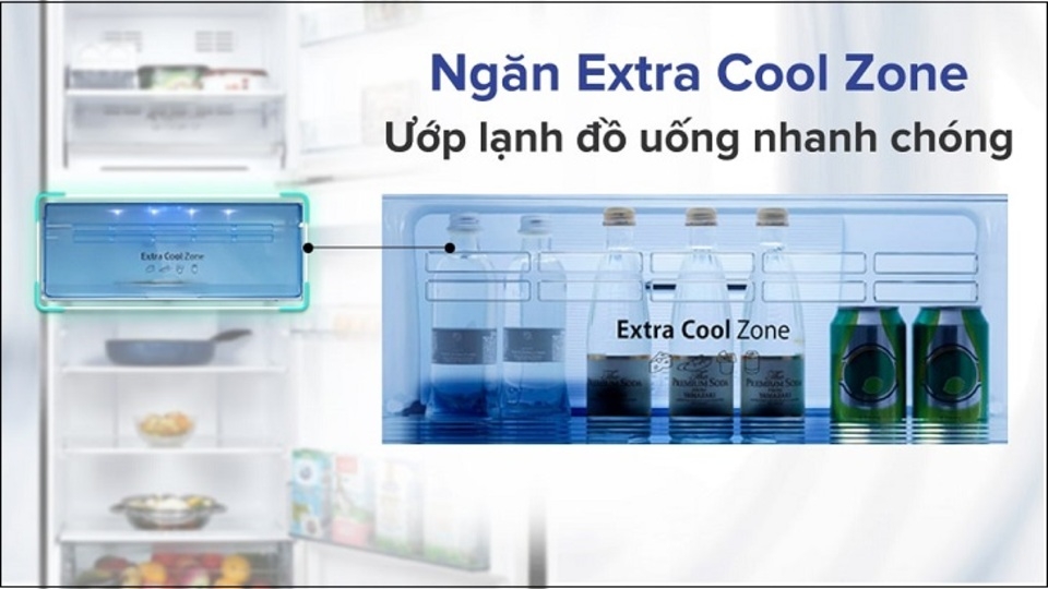 Thưởng thức đồ uống lạnh nhanh chóng với tủ lạnh Panasonic