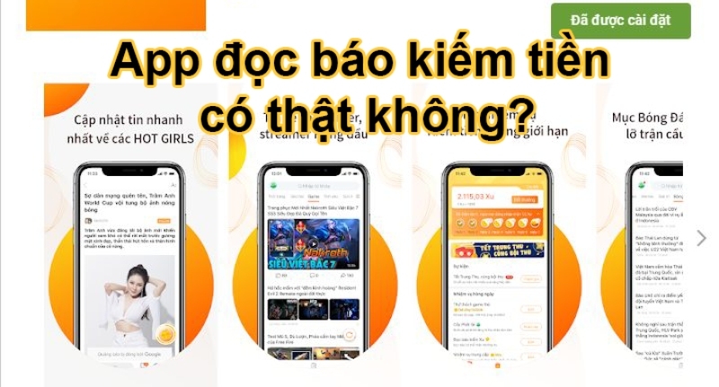App đọc báo kiếm tiền hình 2