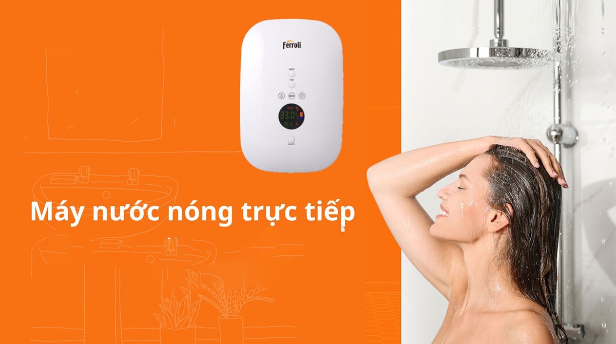 máy nước nóng trực tiếp, gián tiếp là gì - hình 1