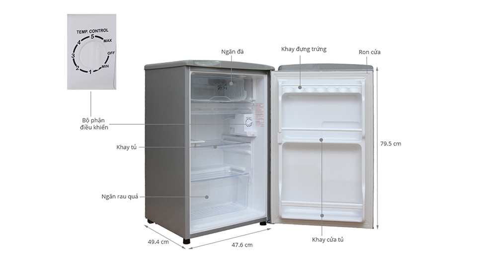 Lưu ý lựa chọn kích thước và dung tích tủ lạnh phù hợp