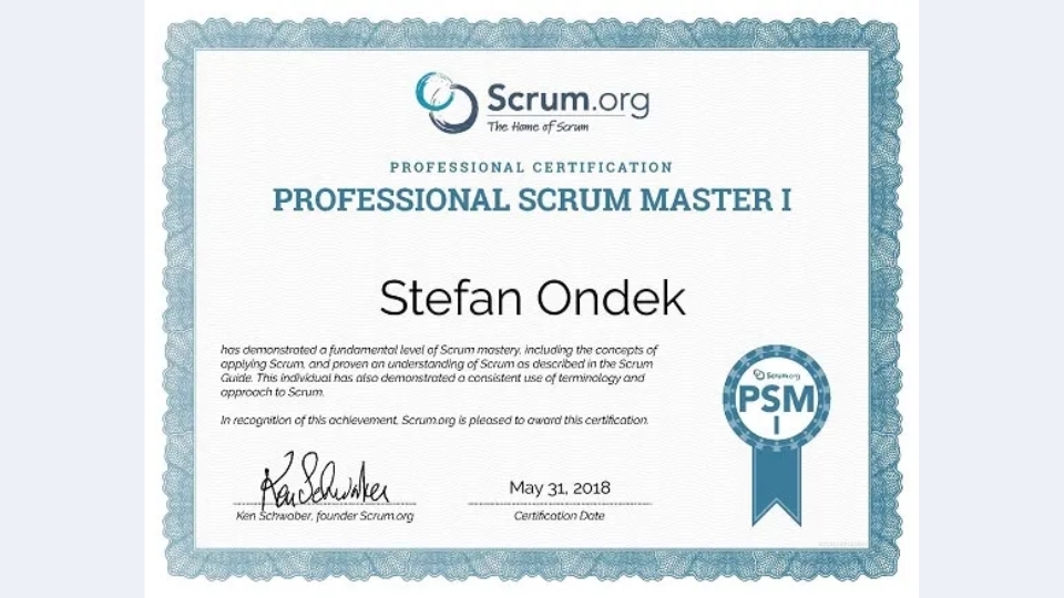 chứng chỉ product owner