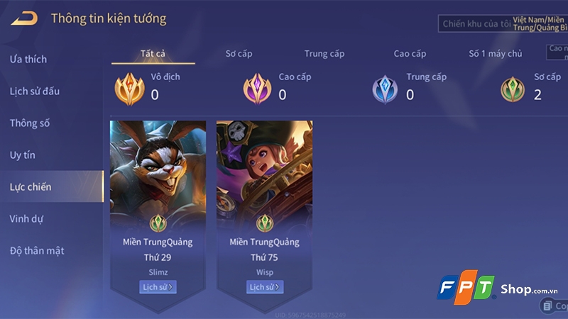 Cách leo top tướng Liên Quân - hình 5