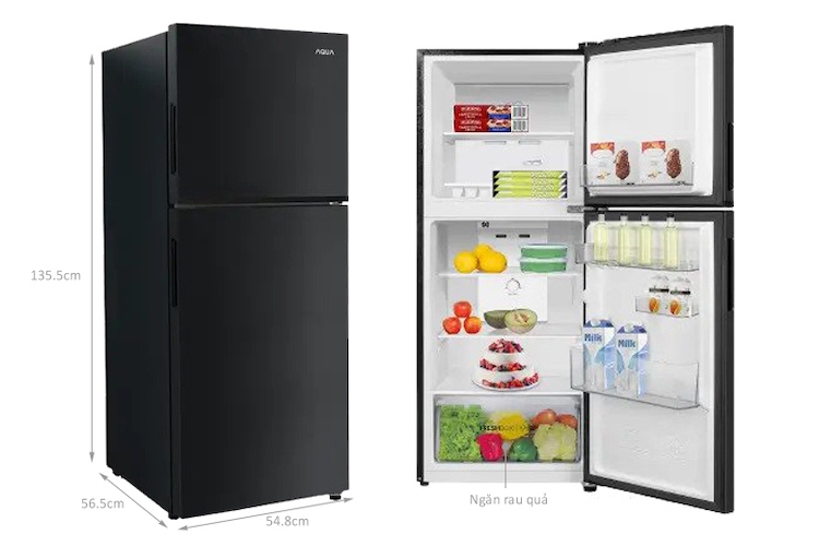 Tủ lạnh Inverter 200 lít Aqua Inverter (189 lít AQR-T220FA FB)