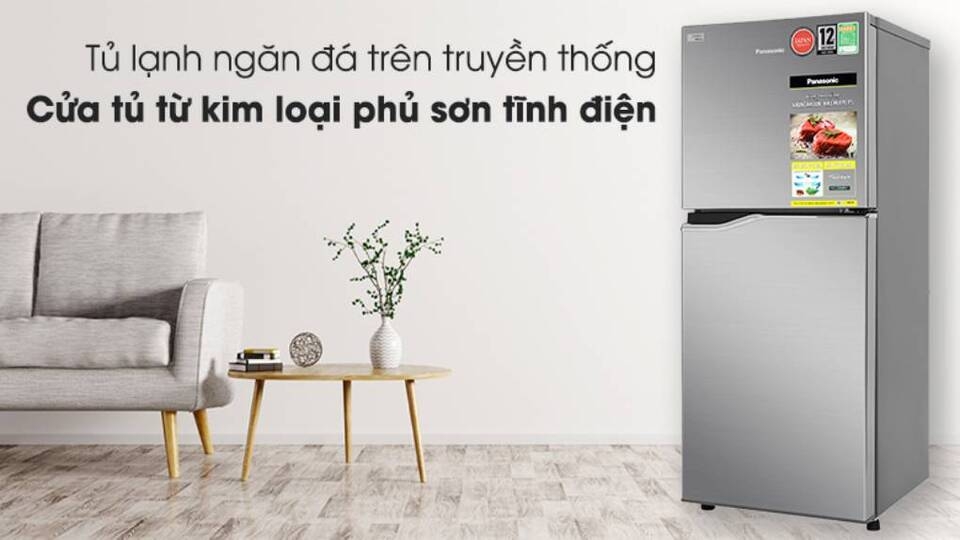 Tủ lạnh Panasonic dòng BA có thiết kế hiện đại, tinh tế và nhỏ gọn