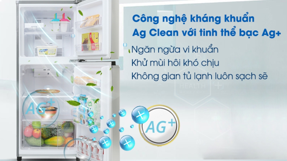 Kháng khuẩn, khử mùi hiệu quả với công nghệ Ag Clean