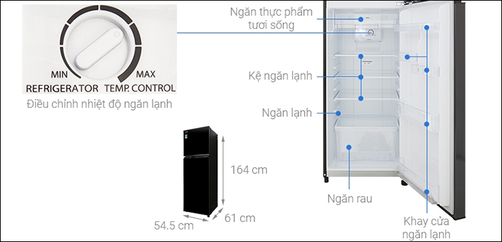Điều chỉnh nhiệt độ tủ lạnh Toshiba đúng cách giúp bảo quản thực phẩm lâu hơn