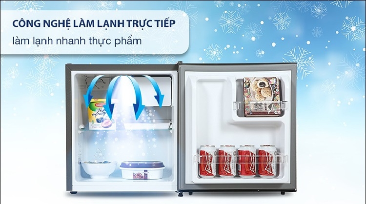 Tủ lạnh trực tiếp làm lạnh nhanh