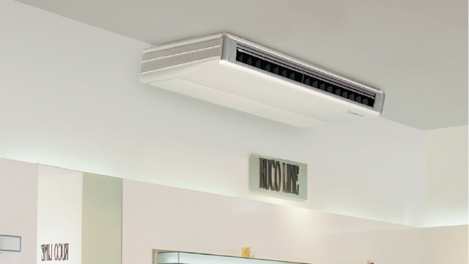 Điều hòa áp trần có tên tiếng Anh là ceiling air conditioner - là một trong những loại điều hòa được thương mại