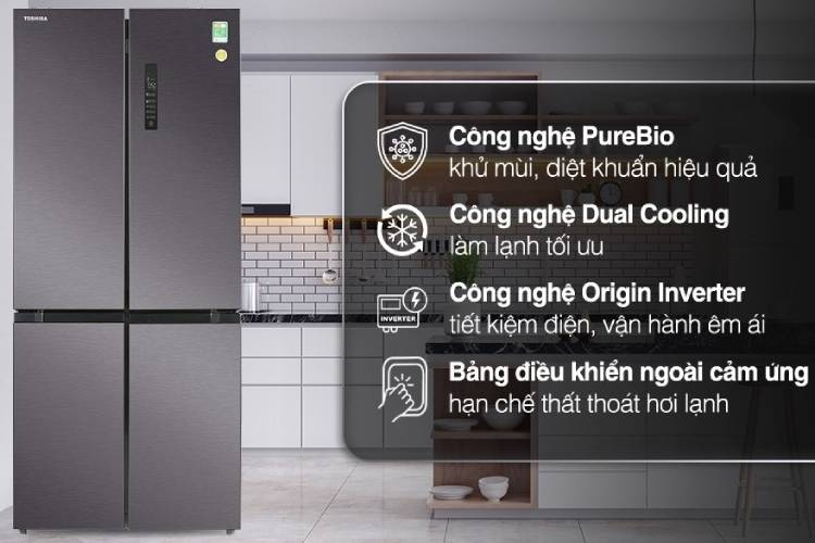 Top những tủ lạnh Toshiba bán chạy nhất năm 2023 - 5