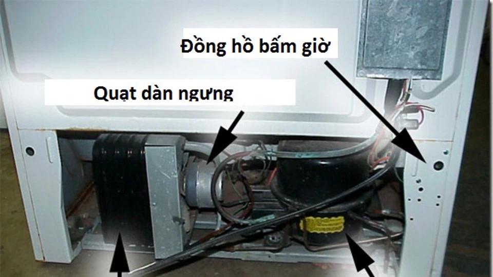Đồng hồ và quạt tủ lạnh gặp vấn đề
