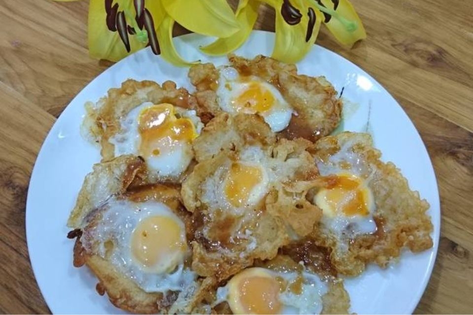 Trứng cút chiên