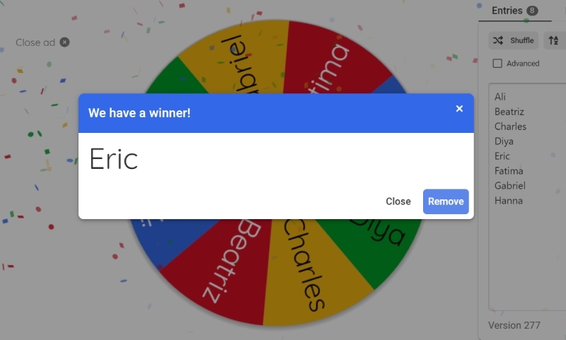 Tự tạo vòng quay may mắn trên website hình 4