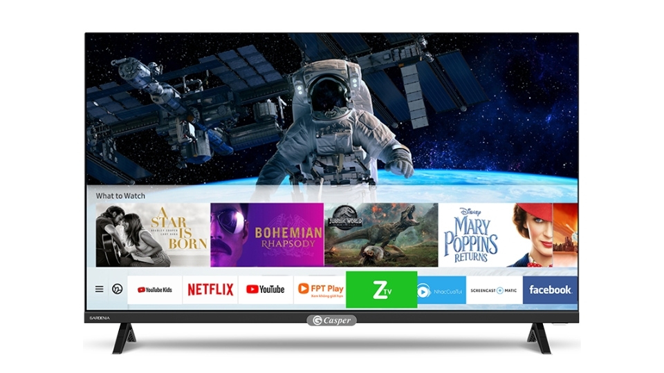 ndroid Tivi Casper được hãng tích hợp công nghệ màn hình Super Brightness giúp cho độ sáng của màn hình cũng được vượt trội hơn